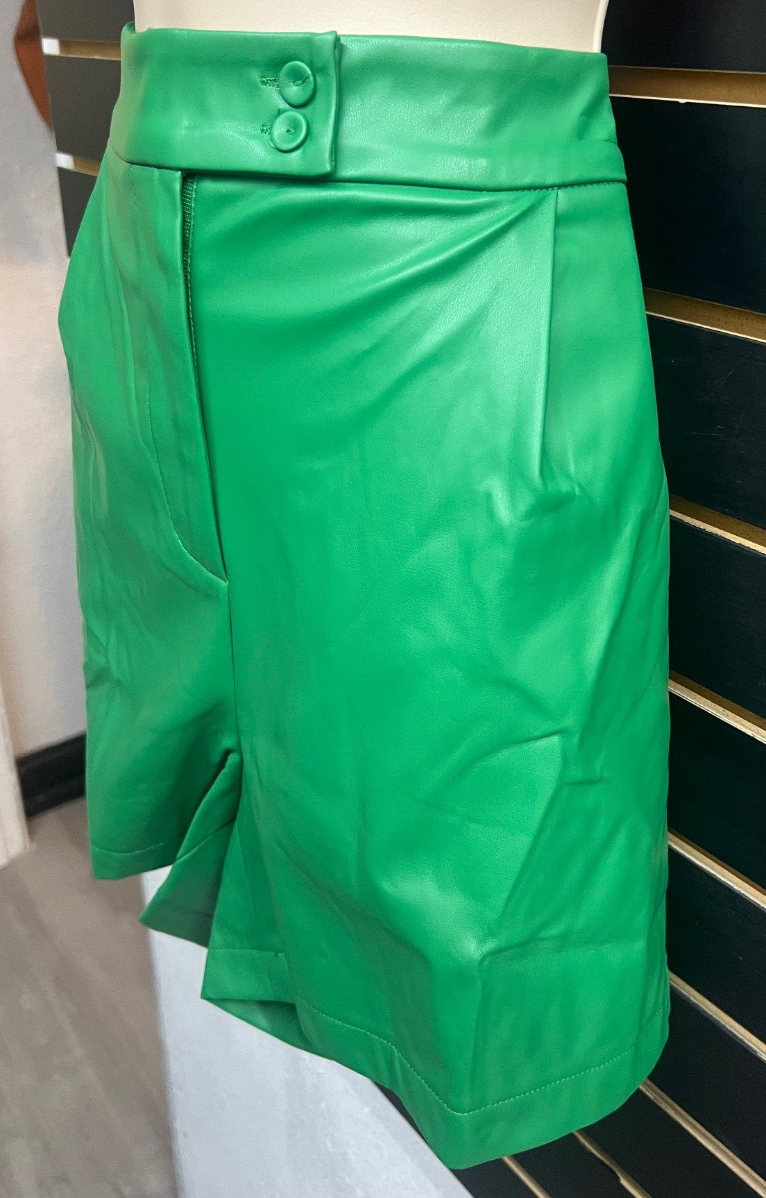 EESOME PU POCKET SHORTS