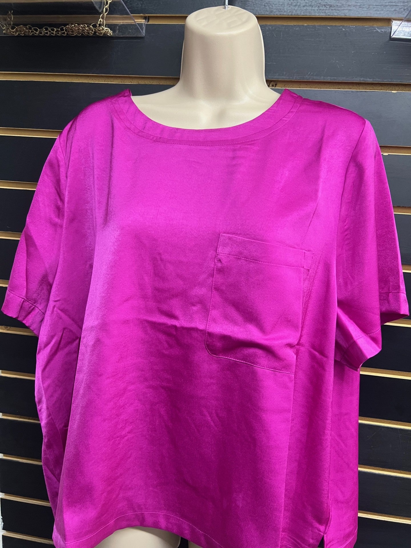 SATIN LUXE TOP