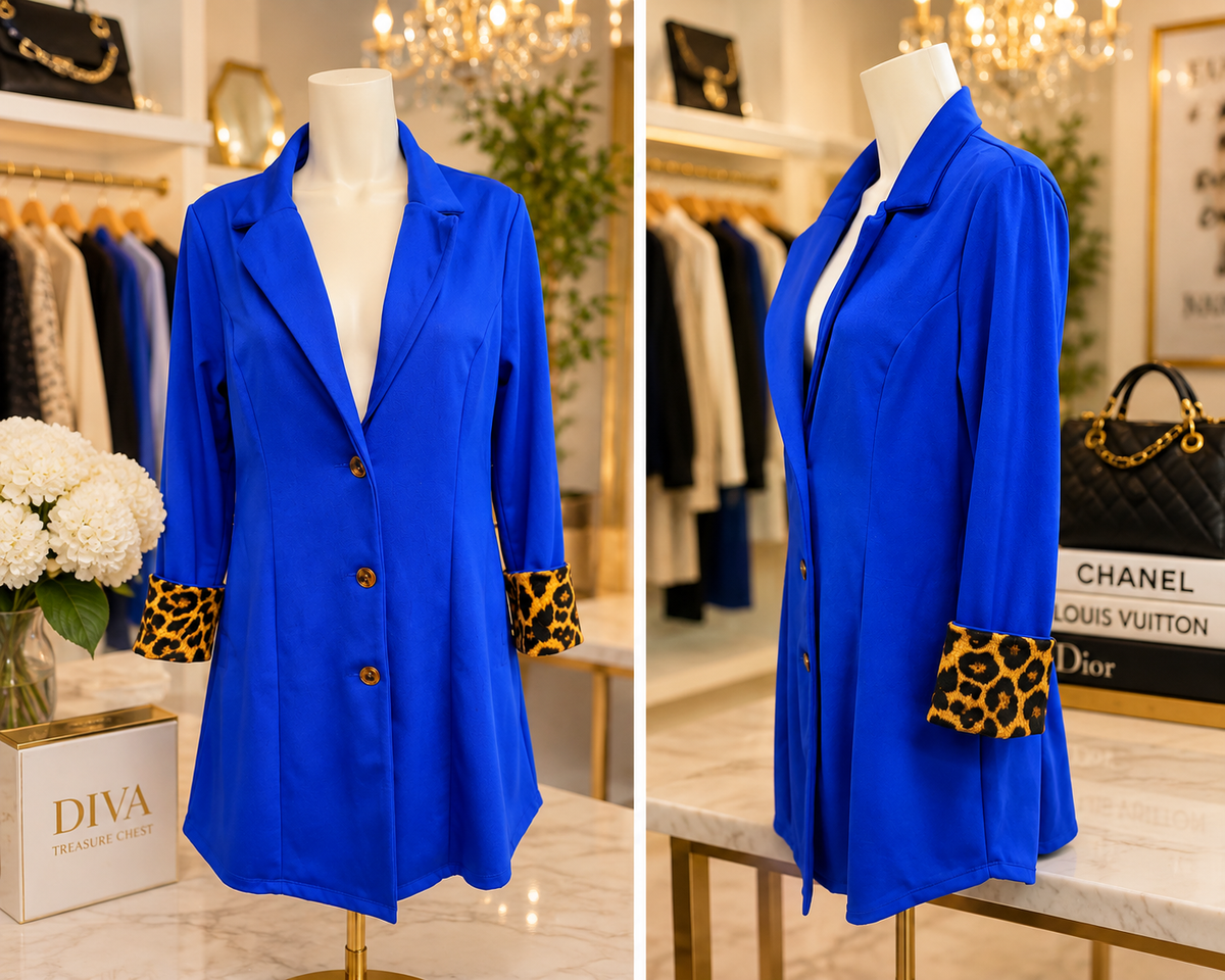 CELESTE LEOPARD BLAZER