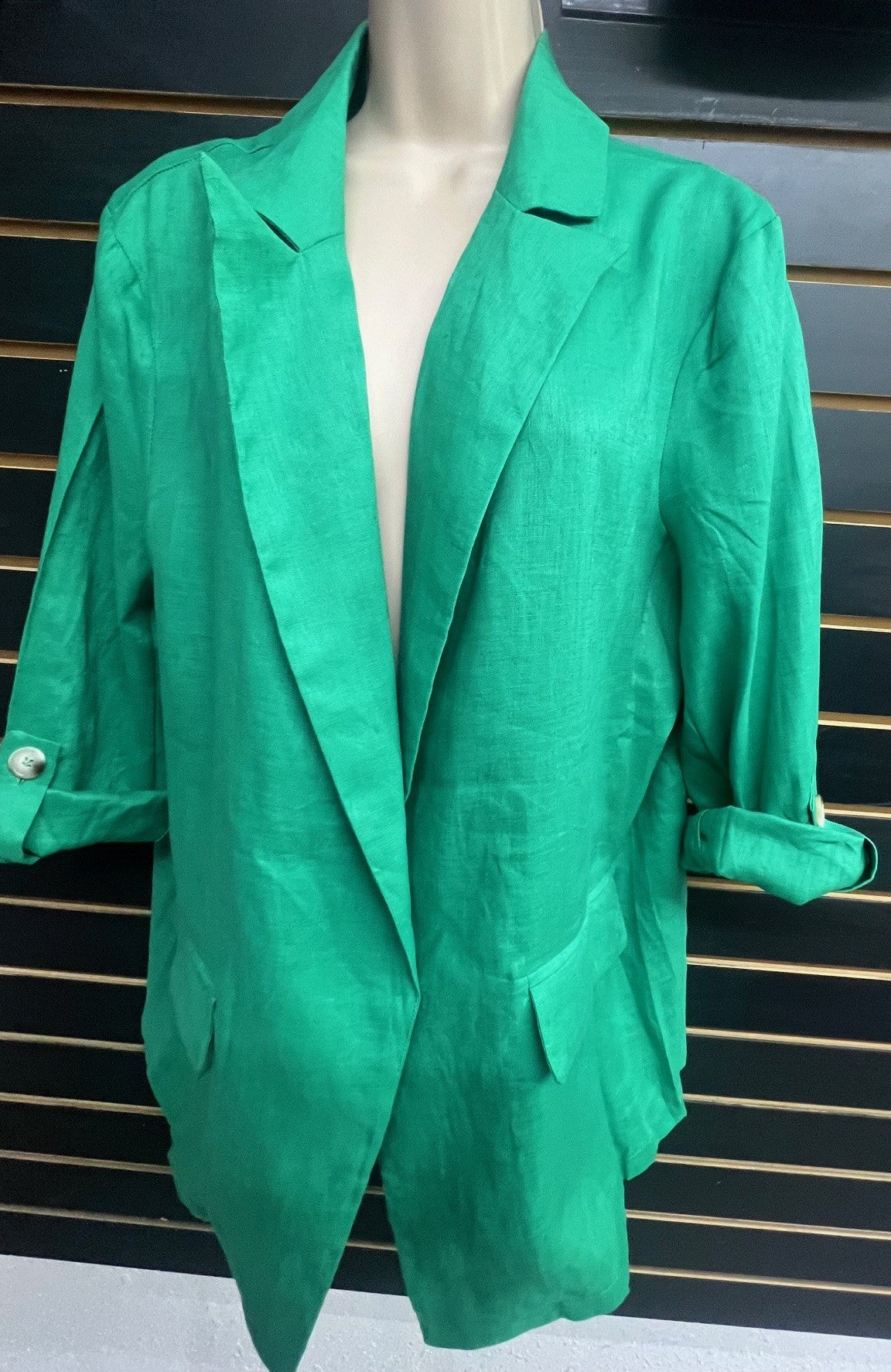 EESOME COASTAL LINEN BLAZER