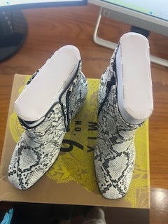 WILD LUXE CLOUD 9 SNAKE BOOTIES
