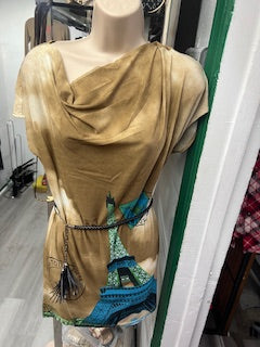 BELTED TUNIC TOP