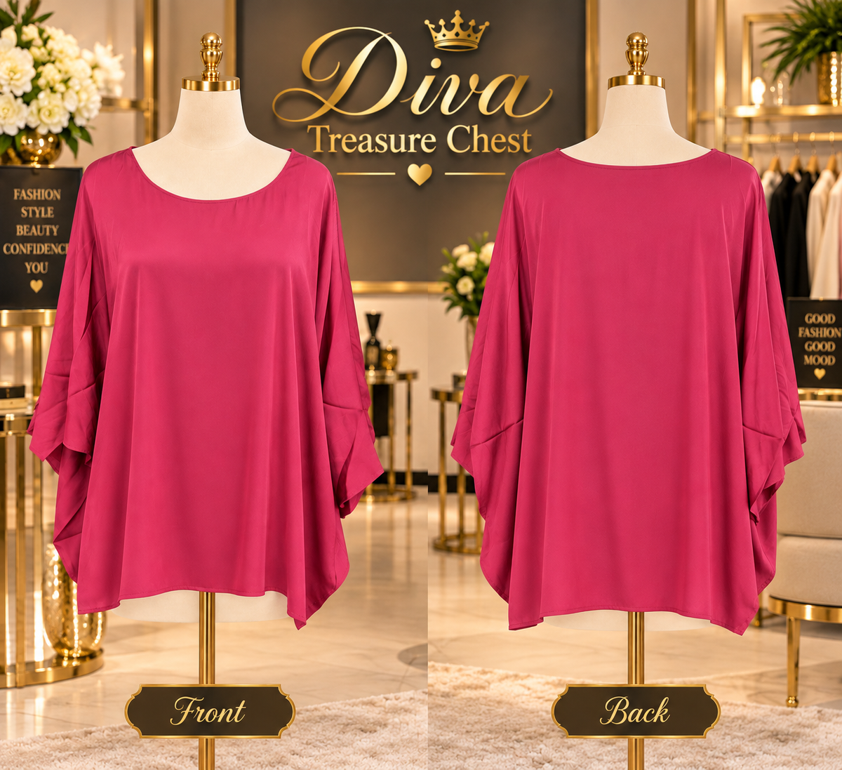 SATIN ELEGENCE TOP