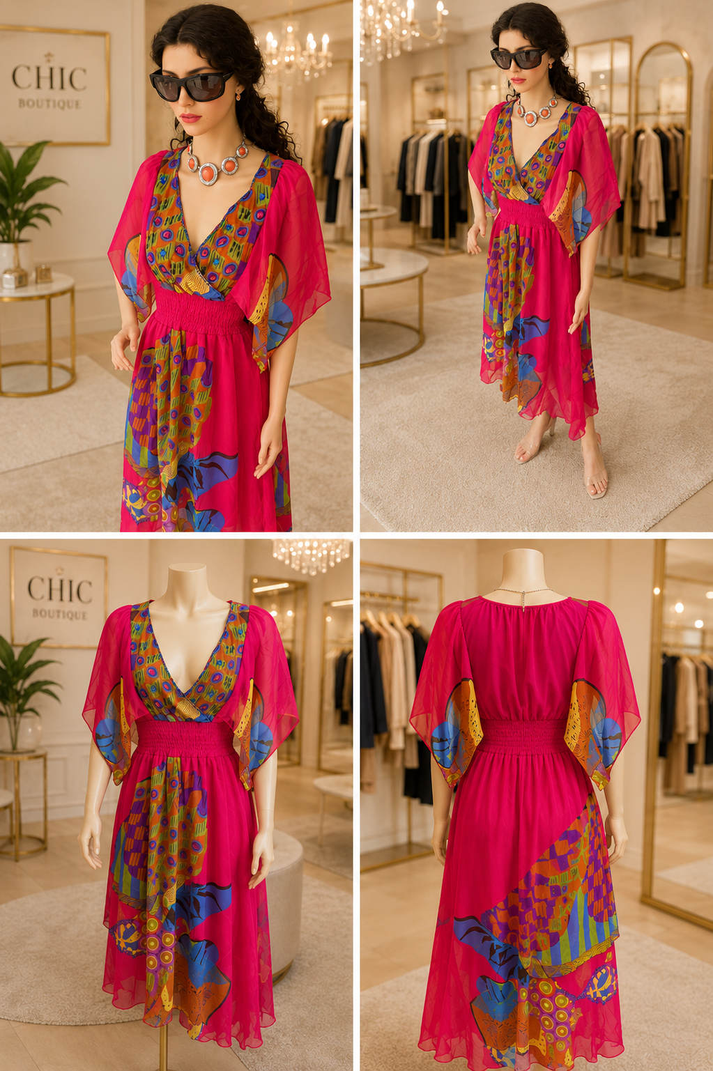 FUCHSIA FANTASY SHEER