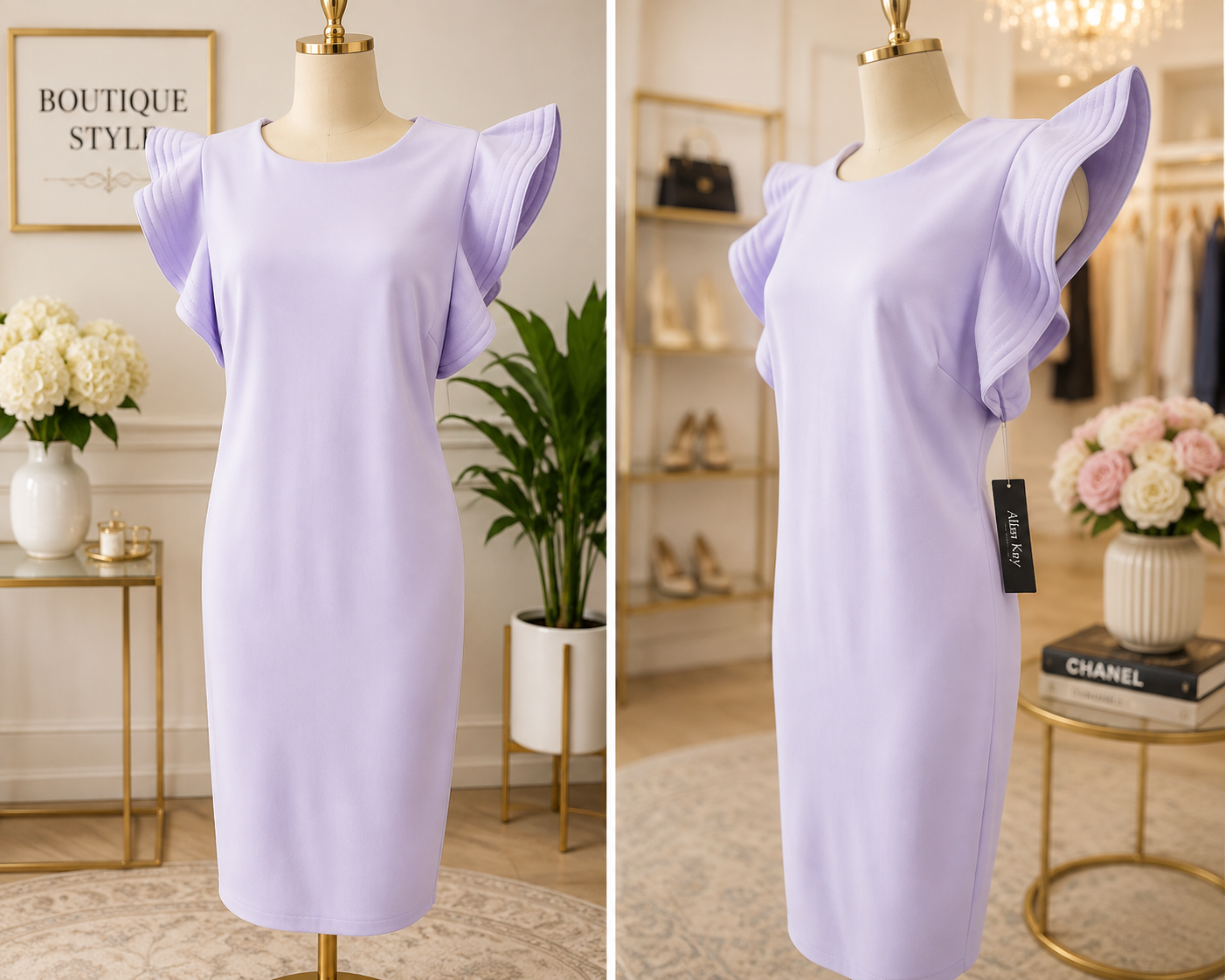 ALLEN KAY FLARE SLEEVE