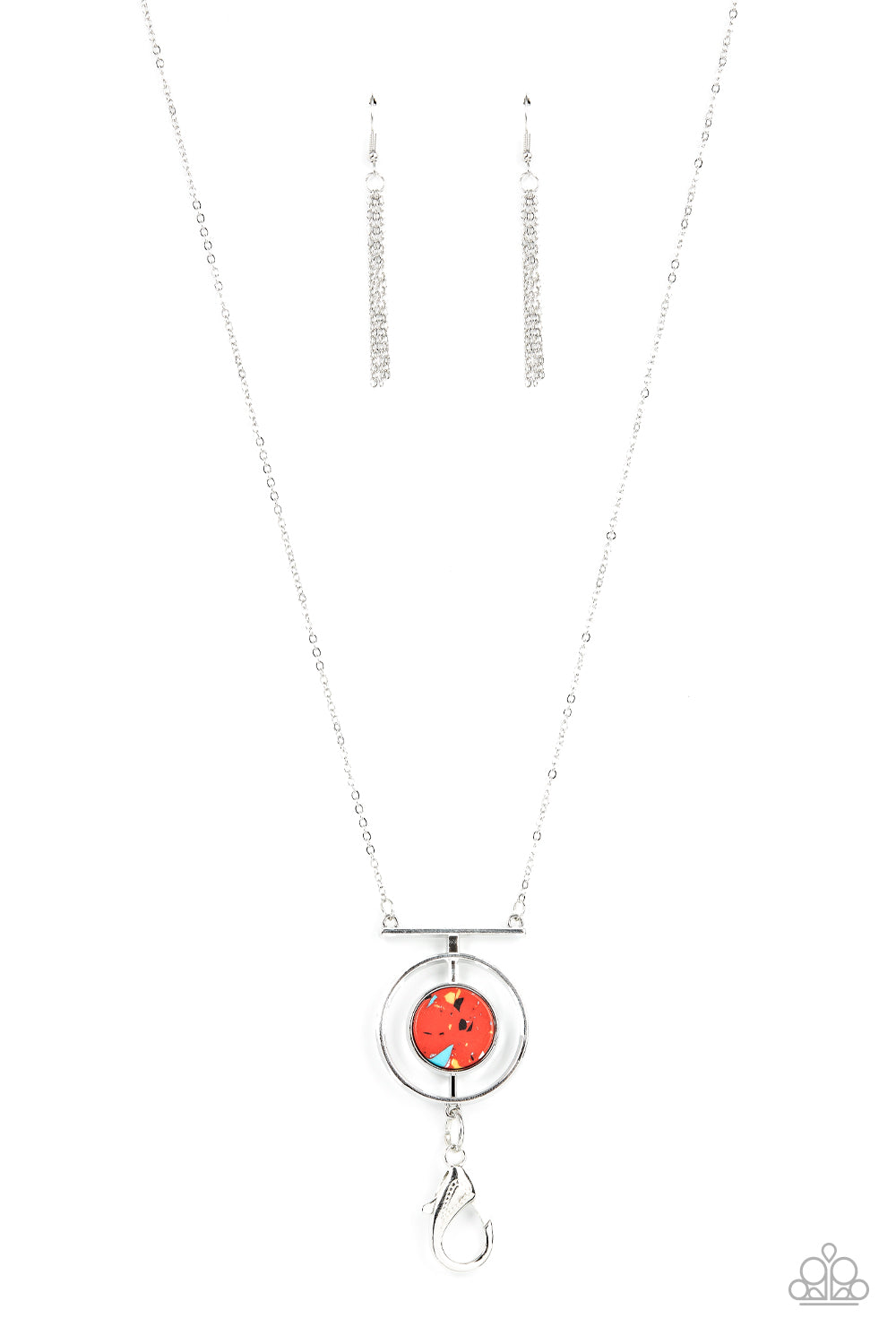 Boulevard Bazaar Red Lanyard