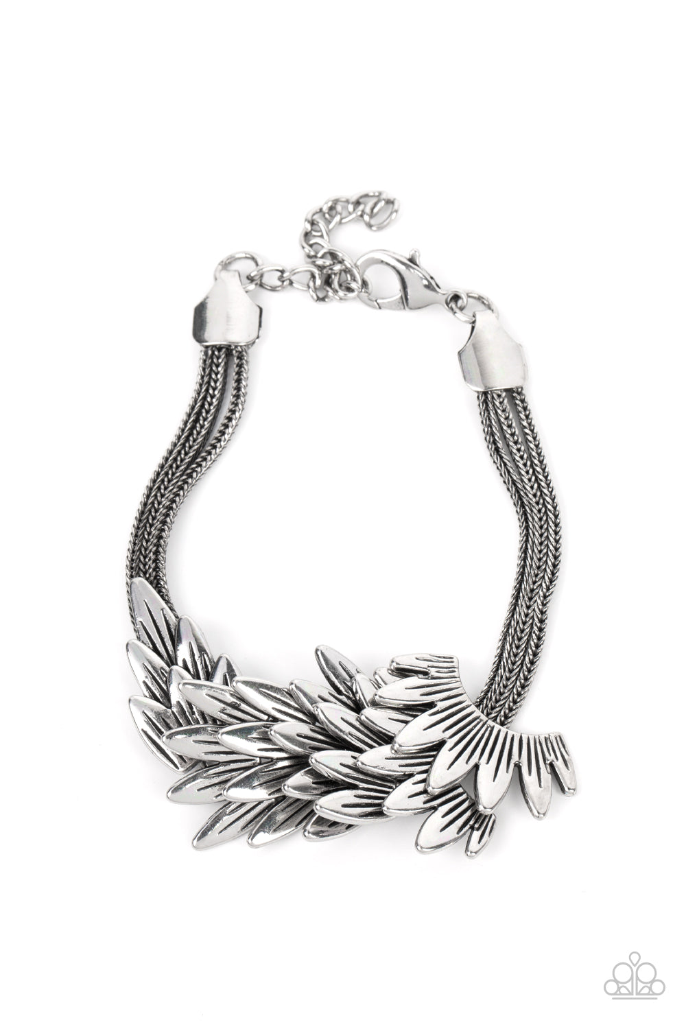 Boa and Arrow Silver
